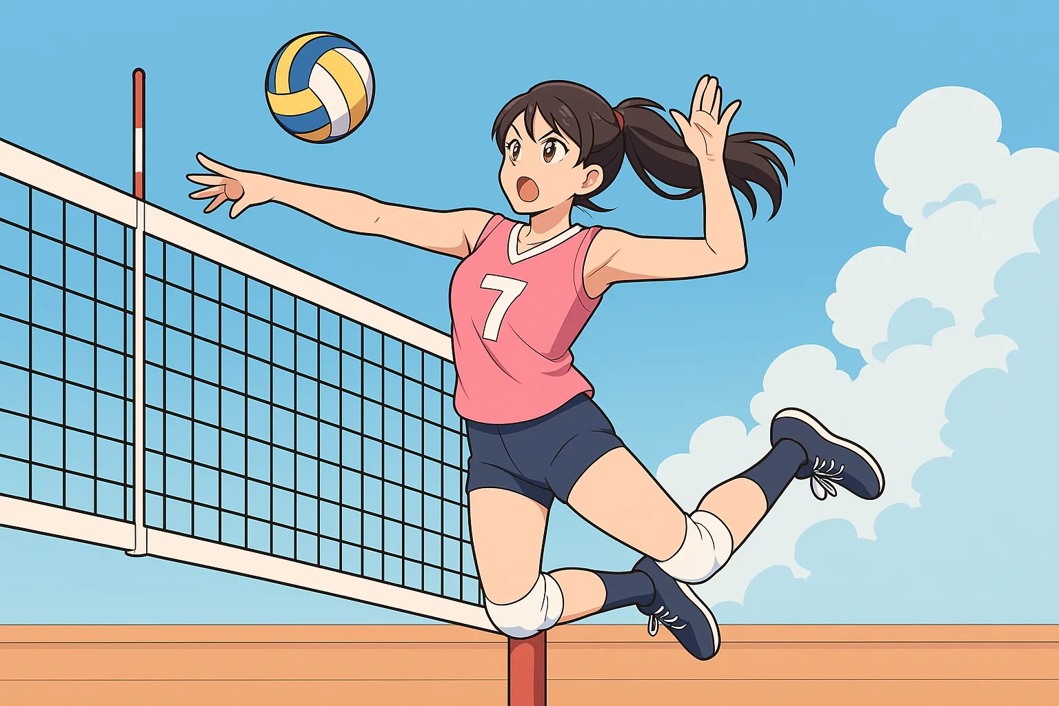 배구 이미지, AI 이미지 생성