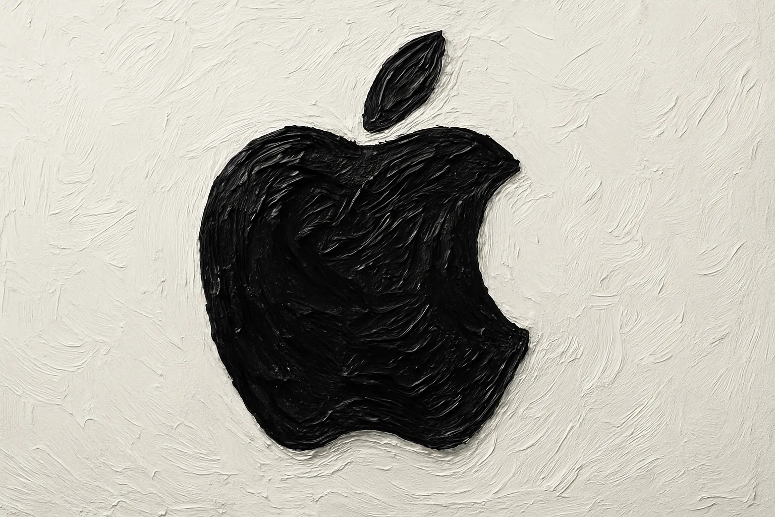 애플 로고 이미지. AI 생성 이미지.