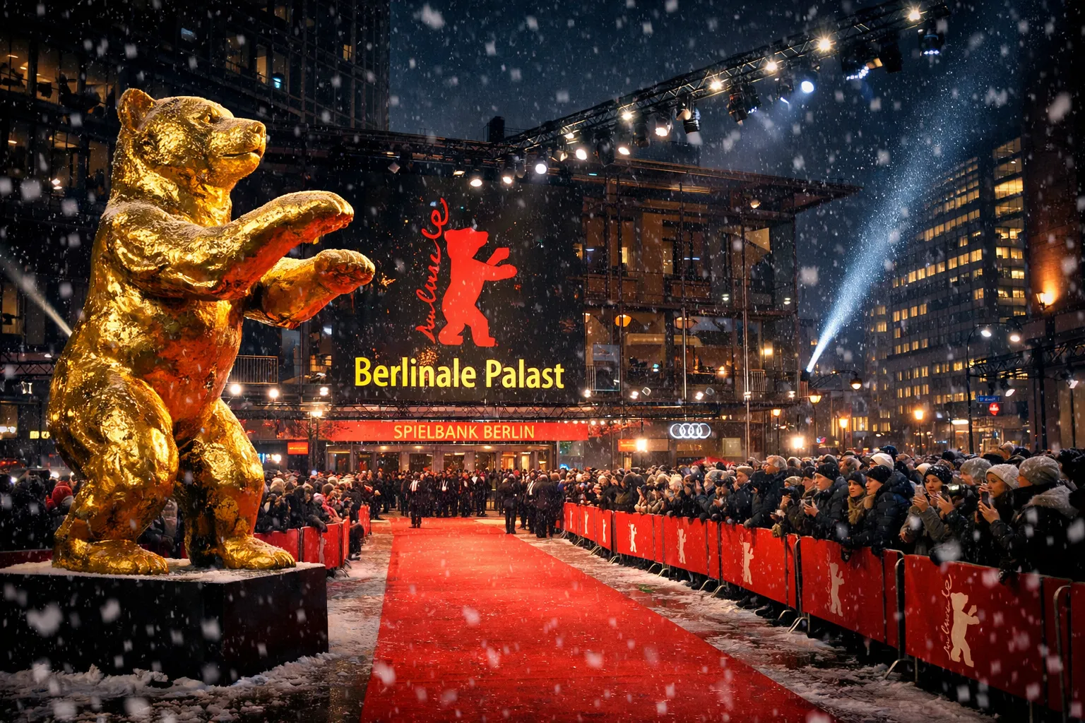 베를린 영화제를 표현한 이미지. AI 생성 이미지