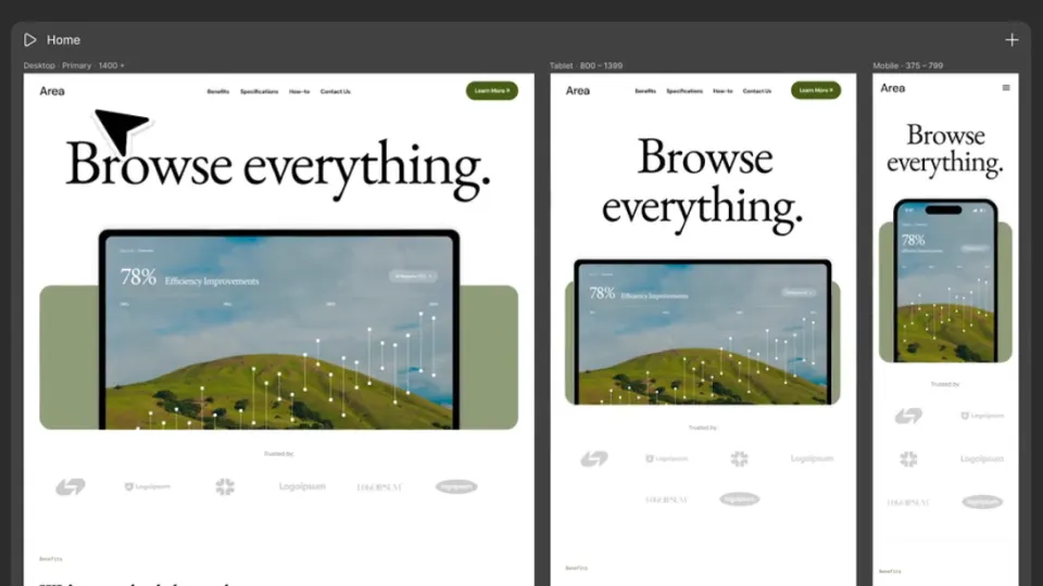 피그마 사이트 이미지.