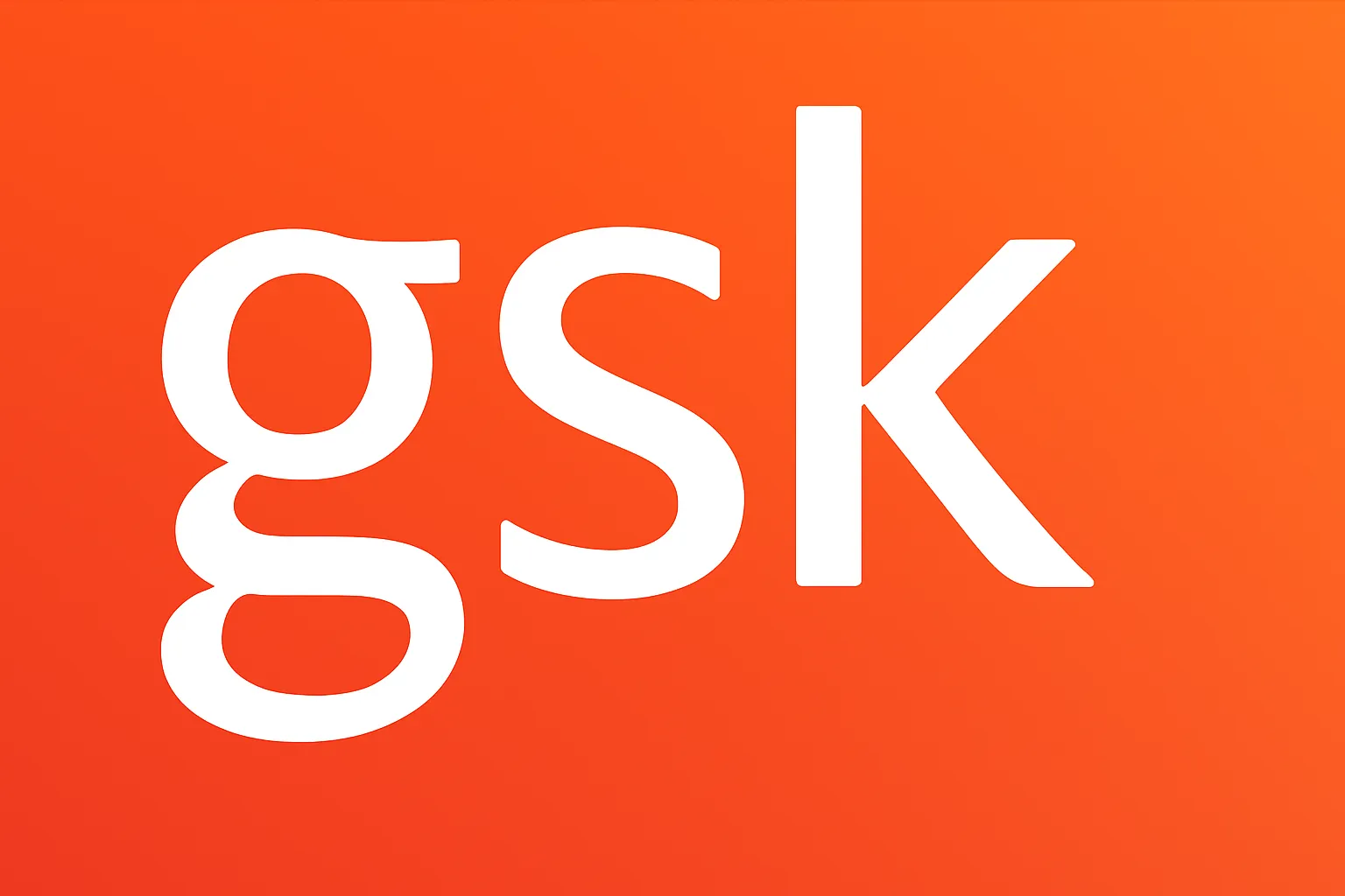 GSK 로고 이미지. AI 생성 이미지.
