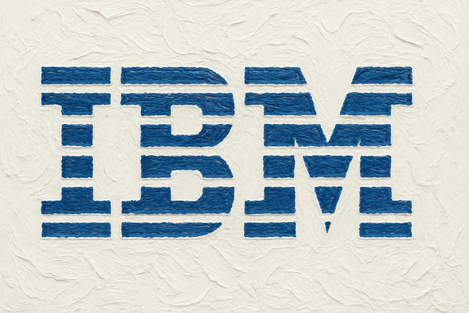 IBM 로고 이미지. AI 생성