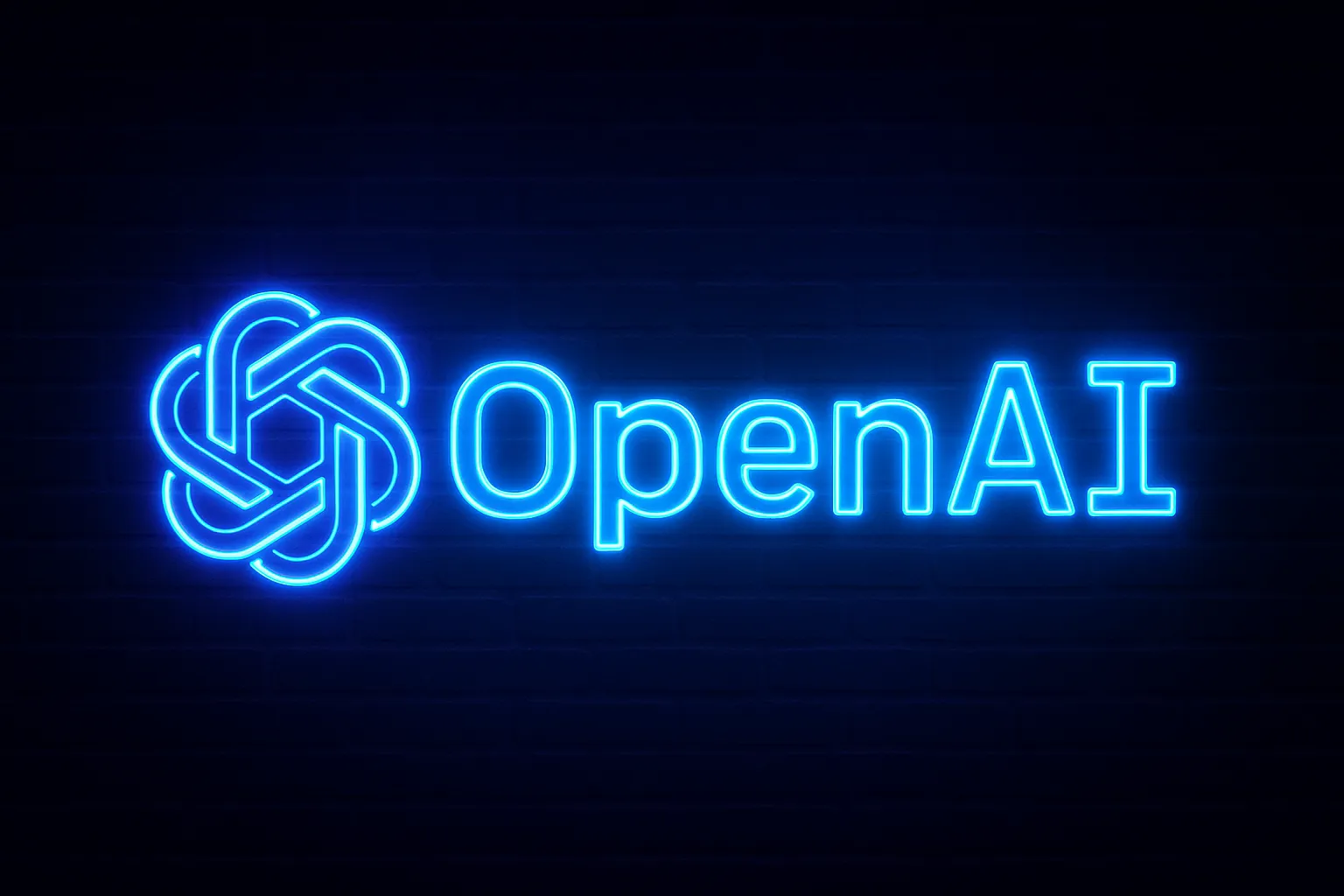 OpenAI로고 이미지. AI 생성 이미지.
