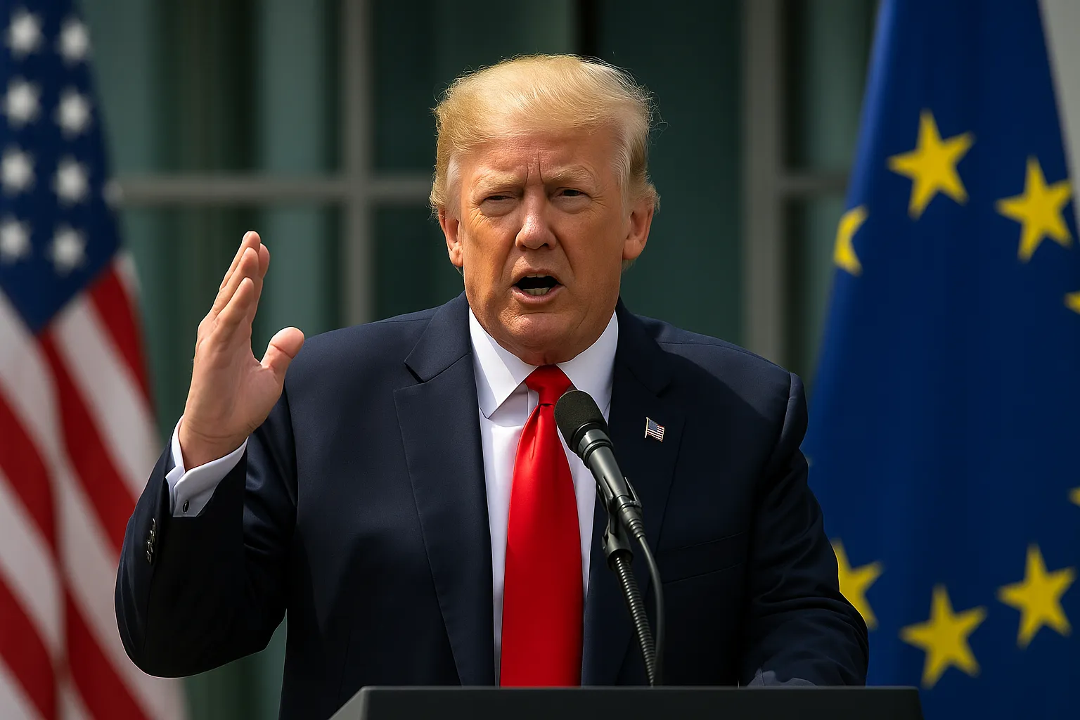 도널드 트럼프 이미지. AI 생성 이미지