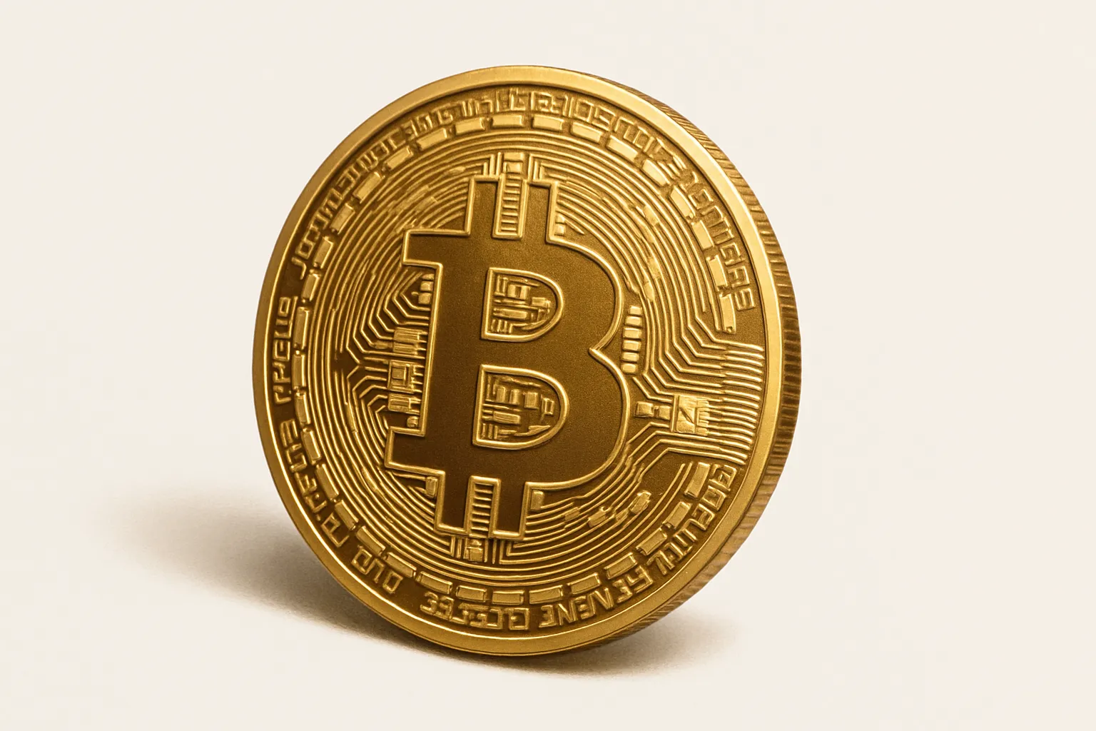 비트코인을 표현한 이미지. AI 생성 이미지.